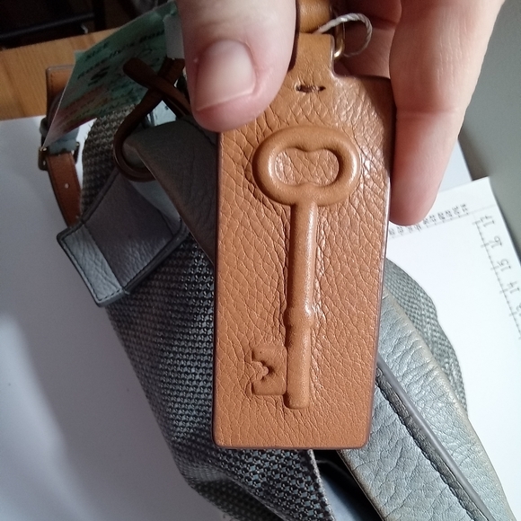 FOSSIL blues and creams purse by Fossil - Picture 5 of 6